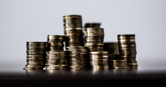 stack of coins